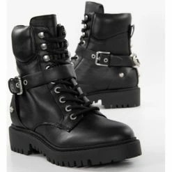 Coupon 👏 Guess Classic street Bottines / 🥾 Boots Couleur Noir ❤️ -Guess Soldes Boutique 21186058 500 C