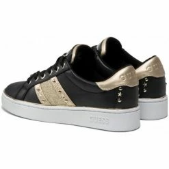 Tout neuf 🌟 Guess Baskets Ref 53732 BLKGO noires et dorées Baskets mode Couleur Noir 🤩 -Guess Soldes Boutique 21202530 500 C