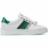 Promo 👍 Guess Baskets Ref 53733 WHGRE blanches et vertes Baskets mode Couleur Blanc ⌛ -Guess Soldes Boutique 21202531 500 A