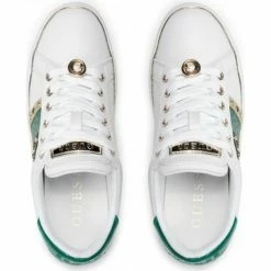 Promo 👍 Guess Baskets Ref 53733 WHGRE blanches et vertes Baskets mode Couleur Blanc ⌛ 9 Promo 👍 Guess Baskets Ref 53733 WHGRE blanches et vertes Baskets mode Couleur Blanc ⌛ -Guess Soldes Boutique 21202531 500 D