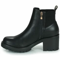 Budget 😉 Guess NEW BRIA Bottines / 🥾 Boots Couleur Noir 👍 -Guess Soldes Boutique 21205573 500 D