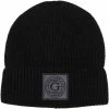 Vente flash 🎁 Guess Bonnet uni Accessoires textile Couleur Noir 🤩 -Guess Soldes Boutique 21242984 500 A