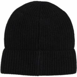 Vente flash 🎁 Guess Bonnet uni Accessoires textile Couleur Noir 🤩 -Guess Soldes Boutique 21242984 500 B