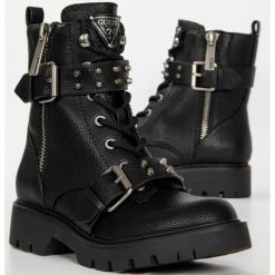 Remise 🛒 Guess Radele Bottines / 🥾 Boots Couleur Noir 🎉 -Guess Soldes Boutique 21262428 500 C