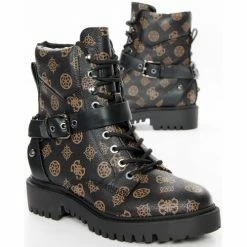 Grosses soldes 🎁 Guess Anfibio ondina logo 4g peony Bottines / 🥾 Boots Couleur Noir 🎉 -Guess Soldes Boutique 21306038 500 C