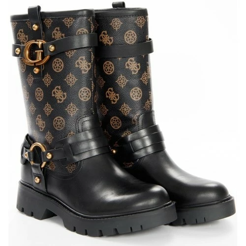 Remise 😀 Guess Randa logo 4g peony Bottines / 🥾 Boots Couleur Noir 👍 4 Remise 😀 Guess Randa logo 4g peony Bottines / 🥾 Boots Couleur Noir 👍 – Image 2