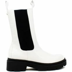 Remise ❤️ Guess FL7LOR PEL10 Bottines / 🥾 Boots Couleur Blanc 🛒