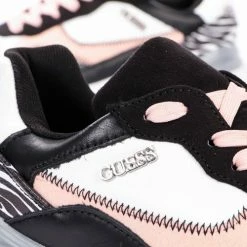 Top 10 😍 Guess Pink zebre Baskets mode Couleur Rose 🔥 -Guess Soldes Boutique 21488020 500 D