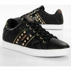 Acheter 🎉 Guess Raula clous Baskets mode Couleur Noir 😀 -Guess Soldes Boutique 21488025 500 C