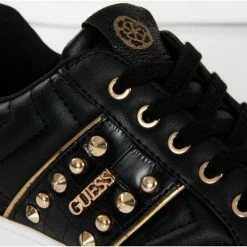 Acheter 🎉 Guess Raula clous Baskets mode Couleur Noir 😀 -Guess Soldes Boutique 21488025 500 D