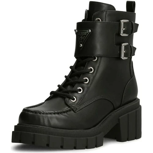 Promo 😍 Guess FL8KAY ELE10 Bottines / 🥾 Boots Couleur Noir 👍 4 Promo 😍 Guess FL8KAY ELE10 Bottines / 🥾 Boots Couleur Noir 👍 – Image 2