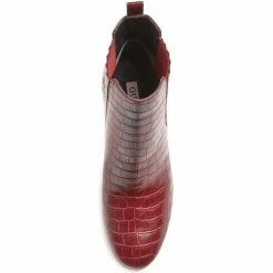 Promo 🌟 Guess FL8KLY PEL10 Bottines / 🥾 Boots Couleur Rouge ✨ -Guess Soldes Boutique 21495397 500 D