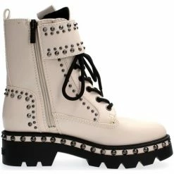 Sortie 🤩 Guess FL8VAR ELE10-CREAM Bottes Couleur Beige 😉 -Guess Soldes Boutique 21553014 500 E