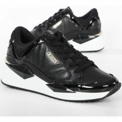 Budget 🛒 Guess Traves Baskets mode Couleur Noir 🛒 -Guess Soldes Boutique 21605258 500 C