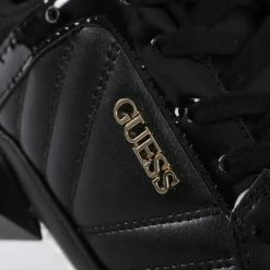 Budget 🛒 Guess Traves Baskets mode Couleur Noir 🛒 -Guess Soldes Boutique 21605258 500 E