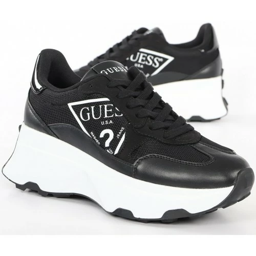 Promo ✔️ Guess Calebb logo triangle Baskets mode Couleur Noir ✨ 5 Promo ✔️ Guess Calebb logo triangle Baskets mode Couleur Noir ✨ – Image 3