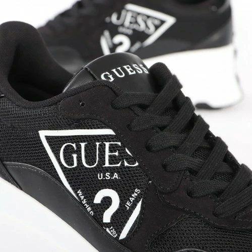 Promo ✔️ Guess Calebb logo triangle Baskets mode Couleur Noir ✨ 6 Promo ✔️ Guess Calebb logo triangle Baskets mode Couleur Noir ✨ – Image 4