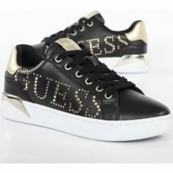 De gros 😍 Guess Studded 👟 sneaker Baskets mode Couleur Noir 🌟 -Guess Soldes Boutique 21605261 500 C
