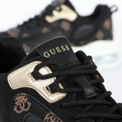 Meilleure vente 🧨 Guess Fever 4g logo Baskets mode Couleur Noir ❤️ -Guess Soldes Boutique 21639206 500 D