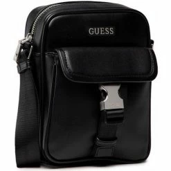 Nouveau ✨ Guess Scala Top Zip Crossbody Flap Besaces / Sacs bandoulière Couleur Noir 💯 -Guess Soldes Boutique 21745783 500 C