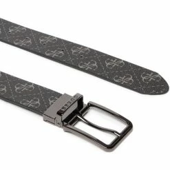 Nouveau ❤️ Guess Ceinture cuir Accessoires textile Couleur Noir 😉 -Guess Soldes Boutique 21803218 500 B