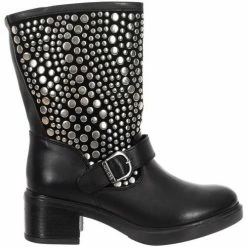 Bon marché 🤩 Guess FLZEN4LEA11-BLACK Bottines / 🥾 Boots Couleur Noir 🔔