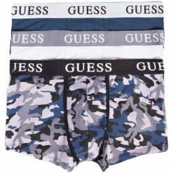 Meilleure vente ❤️ Guess Pack x3 unlimited logo Boxers Couleur Multicolore 🔥
