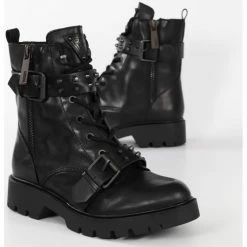 Offres 😉 Guess Full black Bottines / 🥾 Boots Couleur Noir ⭐ -Guess Soldes Boutique 21952177 500 C