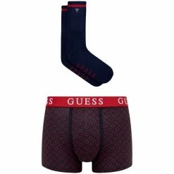 Grosses soldes 👍 Guess Pack logo classic Boxers Couleur Rouge 🔥
