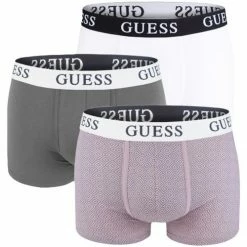 Remise 🛒 Guess Pack x3 unlimited logo Boxers Couleur Multicolore ⭐