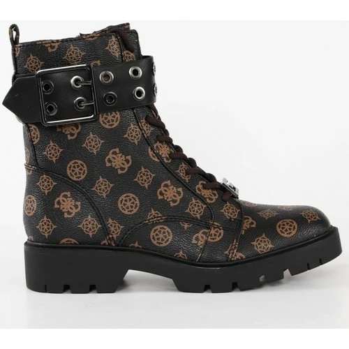 Promo 🥰 Guess Logo classic Bottines / 🥾 Boots Couleur Marron 😍 3 Promo 🥰 Guess Logo classic Bottines / 🥾 Boots Couleur Marron 😍