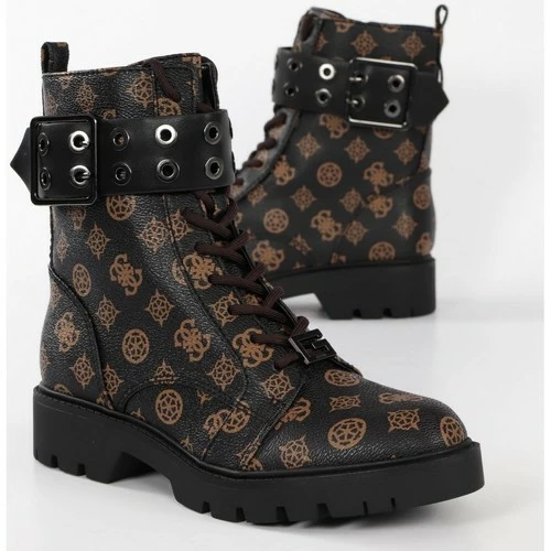 Promo 🥰 Guess Logo classic Bottines / 🥾 Boots Couleur Marron 😍 5 Promo 🥰 Guess Logo classic Bottines / 🥾 Boots Couleur Marron 😍 – Image 3