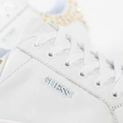 Promo 🧨 Guess Hailia Baskets mode Couleur Blanc 🥰 -Guess Soldes Boutique 22030636 500 D