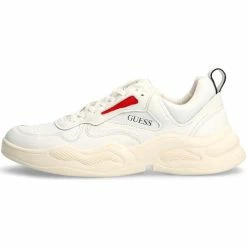 Meilleure affaire 🎉 Guess FM5BAS LEA12 Baskets mode Couleur Blanc 😍