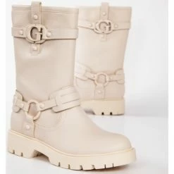 Meilleure affaire ✔️ Guess Randa 'g' logo boot Bottines / 🥾 Boots Couleur Rose ⌛ -Guess Soldes Boutique 22206634 500 C