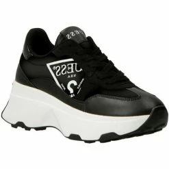 Vente flash 🥰 Guess Baskets noires Calebb Baskets mode Couleur Noir ⌛