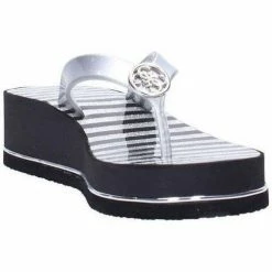 Les meilleures critiques de 😍 Guess Chaussure FL6ENZELE21 Baskets mode Couleur Argenté 🔔 -Guess Soldes Boutique 22322053 500 E