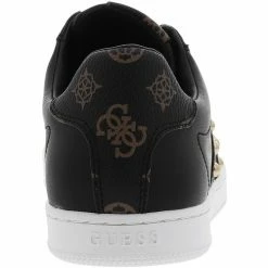 Nouveau 🧨 Guess Baskets basses en cuir Baskets mode Couleur Noir ✨ -Guess Soldes Boutique 22345977 500 D