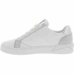 Coupon 😉 Guess Baskets basses en cuir Baskets mode Couleur Blanc 😀 -Guess Soldes Boutique 22345978 500 C