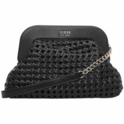 Coupon 😍 Guess Sac bandouliere Sicilia Ref 55715 Noir 23*13*8 Besaces / Sacs bandoulière Couleur Noir 🛒