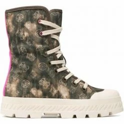 Coupon ✨ Guess FL5H2R FAL12 Bottines / 🥾 Boots Couleur Vert ⌛