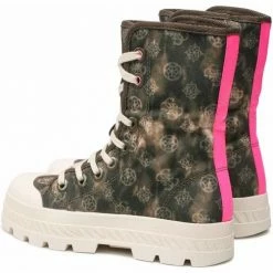 Coupon ✨ Guess FL5H2R FAL12 Bottines / 🥾 Boots Couleur Vert ⌛ -Guess Soldes Boutique 22375972 500 C