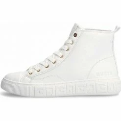 Offres ⭐ Guess FL5IVY LEA12 Baskets mode Couleur Blanc 👍