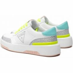 Sortie 🤩 Guess FL5MLS FAM12 Baskets mode Couleur Blanc 🎉 -Guess Soldes Boutique 22376029 500 C