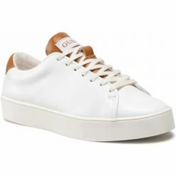 Grosses soldes ⭐ Guess FL5PAT LEA12 Baskets mode Couleur Blanc 🎁