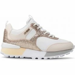 Le moins cher 💯 Guess FL5SV2 FAM12 Baskets mode Couleur Blanc ⭐