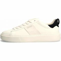 Meilleure vente ✔️ Guess FM5VIC LEA12 Baskets mode Couleur Blanc 😉