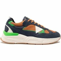 Offres 🌟 Guess FM5IMO LEA12 Baskets mode Couleur Bleu 🤩