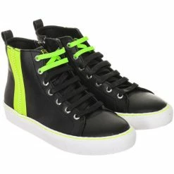 Vente flash 🎁 Guess FJ7LHIELE12-GEN Baskets mode Couleur Noir ❤️ -Guess Soldes Boutique 22418635 500 C