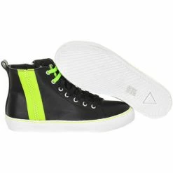 Vente flash 🎁 Guess FJ7LHIELE12-GEN Baskets mode Couleur Noir ❤️ -Guess Soldes Boutique 22418635 500 D